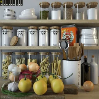 厨房餐具摆件