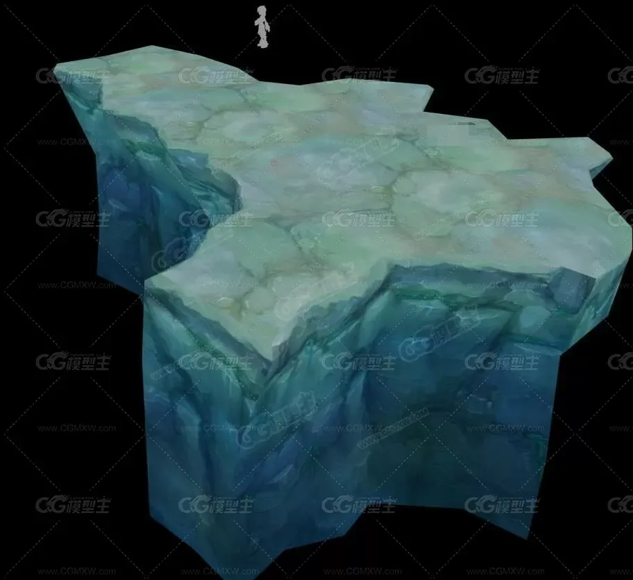 九天场景精品3d模型合集 max场景树木山石建筑模型 Q版卡通房子 民房-8