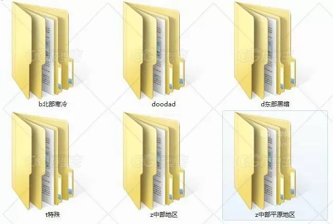 九天场景精品3d模型合集 max场景树木山石建筑模型 Q版卡通房子 民房-13