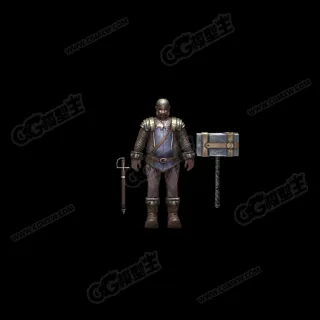 工程兵（自带VR灯光，可渲染）战锤 铁锤战士 铁甲战士 战甲