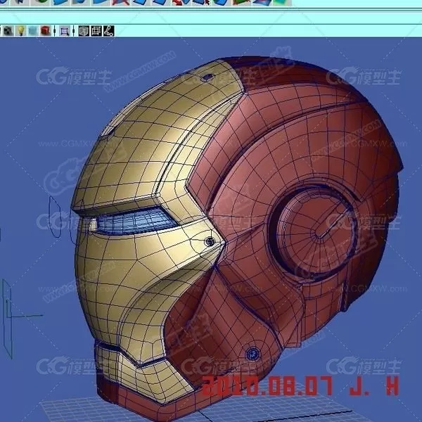 钢铁侠头盔模型-1