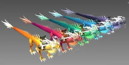 魔兽坐骑 火龙 冰龙 恶龙 飞龙