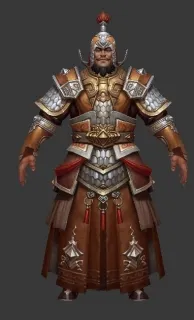 铠甲男 3D模型 黄金铠甲男 古代将军 大将军 战将 战神 盔甲 甲胄 次时代游戏模型
