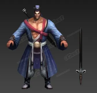 凶狠道士 3D模型 妖道 道士 八卦门 老道 长老