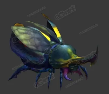 甲虫 3D模型 飞虫 甲壳虫 虫妖