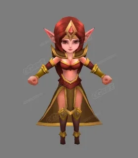 刀塔帝国—魔法师 士兵 武士 次时代游戏模型
