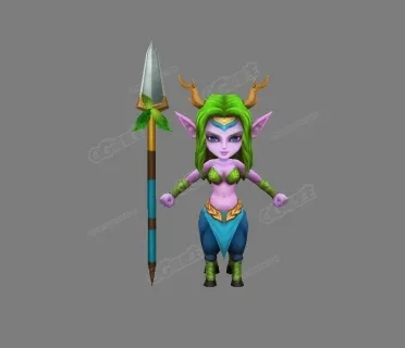 刀塔帝国—魔法武士 士兵 兽人 妖兵 次时代模型