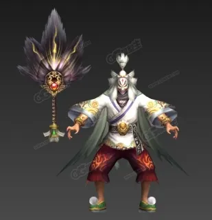 白袍面具男 3D模型 白袍祭祀 白袍巫师 大祭司大巫师术士方士妖术妖人次时代游戏3D模型