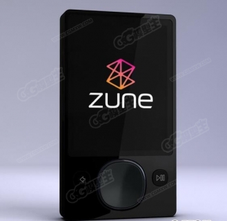 C4D模型 120GB音乐播放器模型 MP3模型 ZUNE 120GB MP3