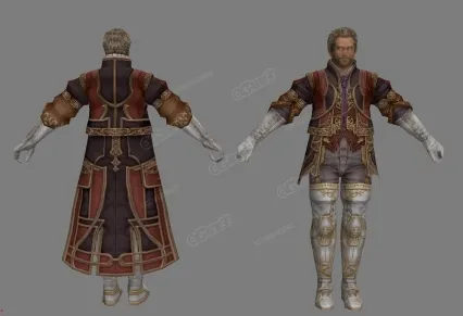 CID-中世纪伯爵 西方人物 公爵 堡主 国王3D模型
