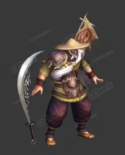 土匪 3D模型 监斩官 监兵 士兵 大刀兵 古代士兵 强盗 匪徒 恶匪 次时代游戏3D模型