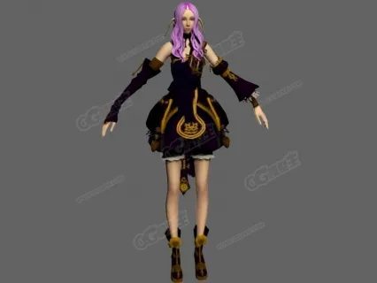 剑灵妹子 CG人物模型免费下载