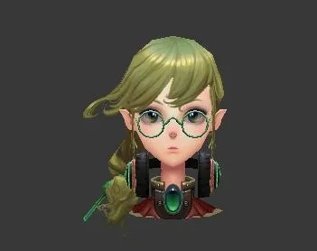 美少女 3D模型 人物头像