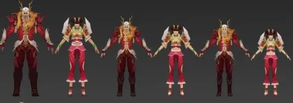 天龙套装 3D模型 勇士美女 古代战士美女 次时代游戏人物模型
