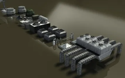 3dmax2011现代房屋建筑楼顶物件空调避雷针等等大集合