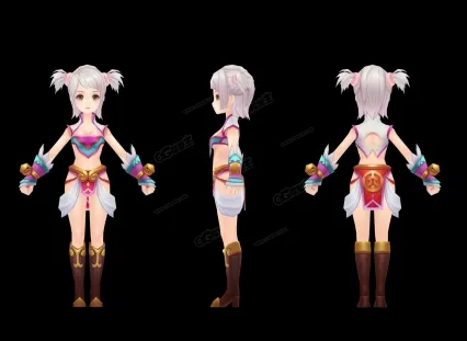 凡品时装_女 3d模型