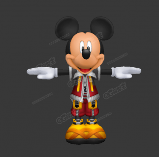 Mickey-3d模型 米奇 米老鼠 次时代模型