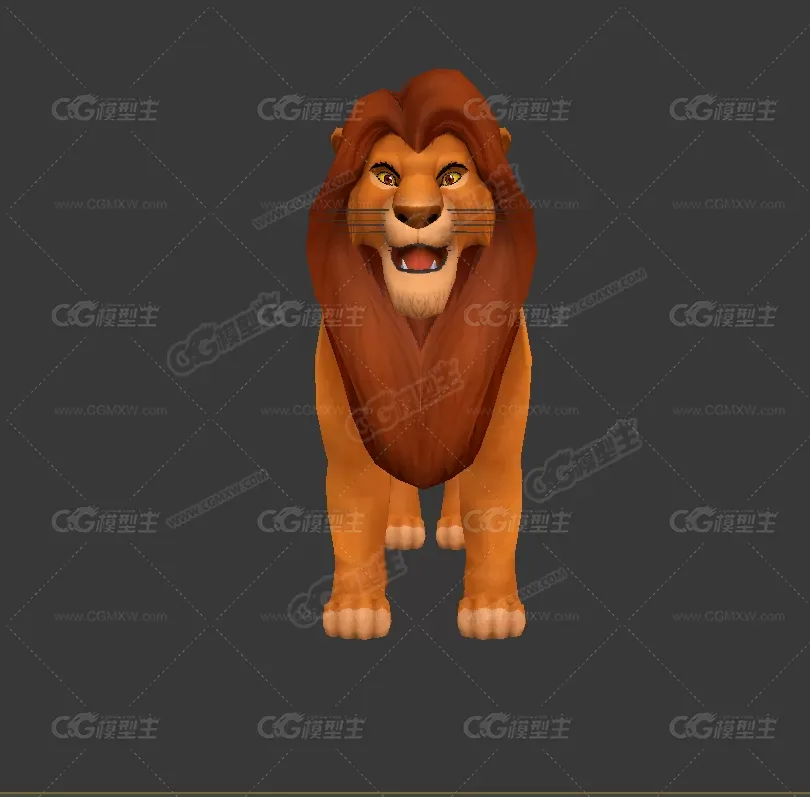 辛巴-3d模型-2
