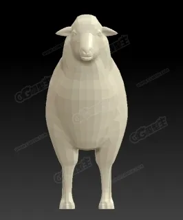 3d打印模型素材之绵羊