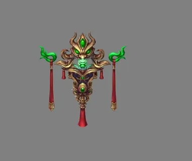 精品三渲二 中品法宝 3D模型