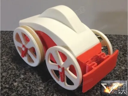 3d打印素材之飞轮玩具车