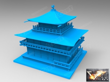 3d打印素材之寺庙