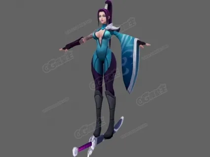 爱衣尔 CG人物模型