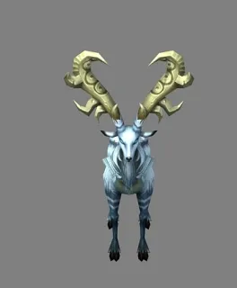 精品三渲二 白鹿 3D模型