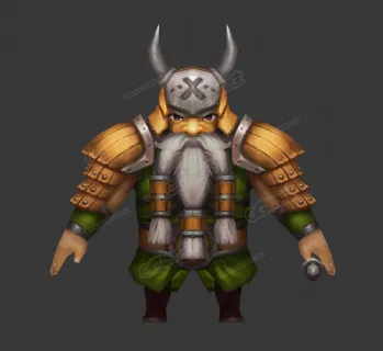 JH3D模型 矮人战士 矮人刺客