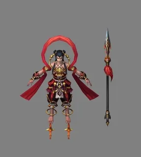 精品三渲二 哪吒三太子 3D模型