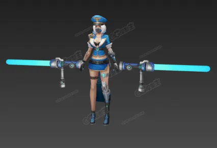 魔霸英雄—Akali03 —3d模型