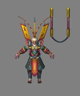 精品三渲二 猴将军 3D模型