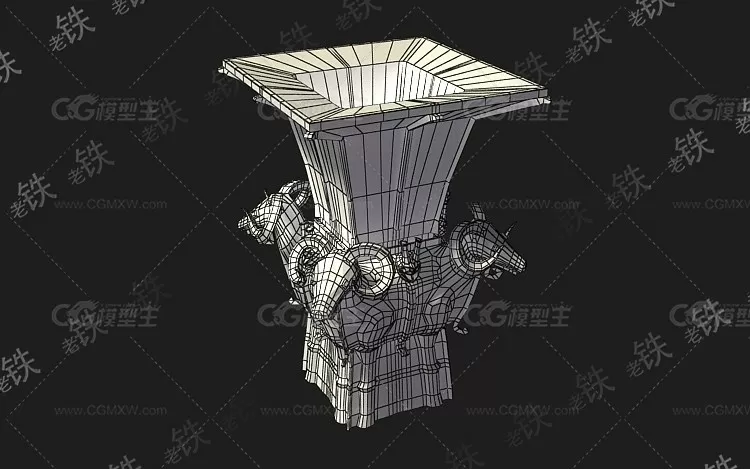 3dmax2011写实四羊方尊-2