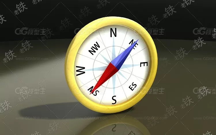3dmax2011写实物理指南针-1