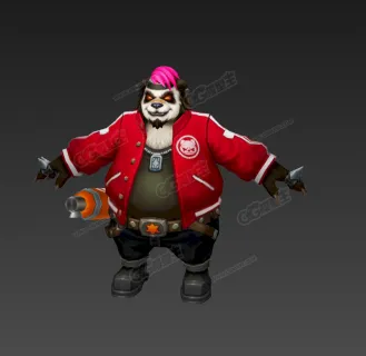 魔霸英雄—Lanmao01 —3d模型
