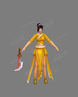貂蝉  3d模型