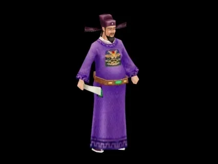 县令刘必3d模型