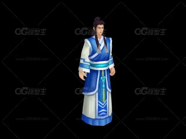 雪域青年3d模型-1