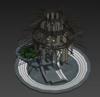 树洞 3D模型