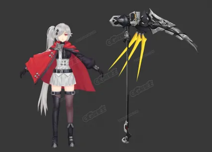 女孩镰刀武器
