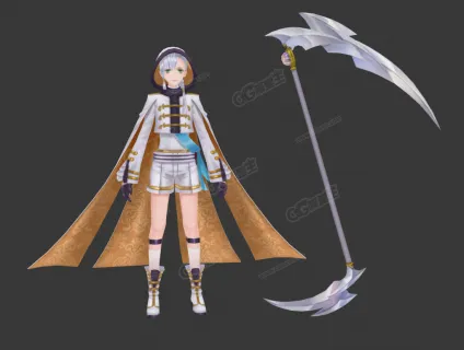 女孩披风