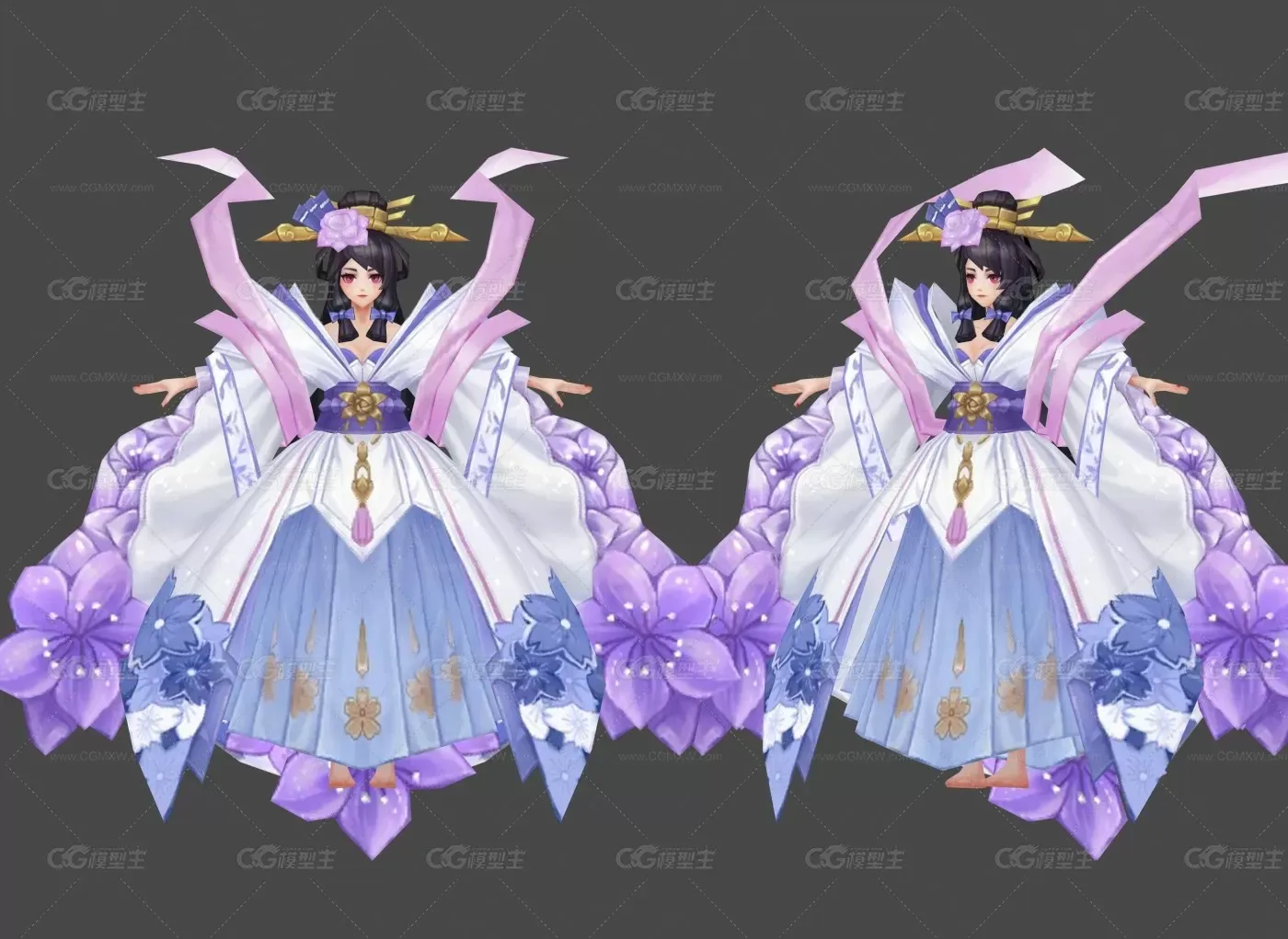 花姑娘娘 3d模型-1