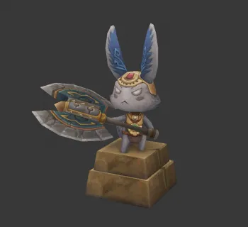 狩龙战记  兔子雕像3d模型