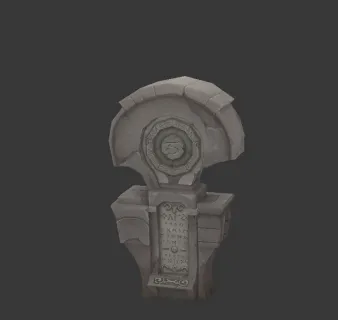 狩龙战记  石碑3d模型