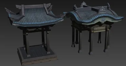 亭子 3D模型