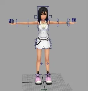 适合做动画练习的绑定模型 cg模型