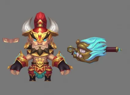 巨灵神 3d模型