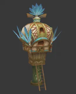 卡通屋子-3d模型