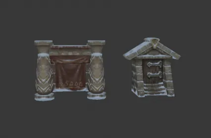 石门  3d模型