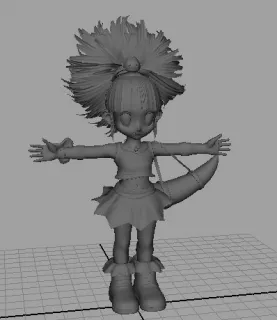 小美女二 cg模型